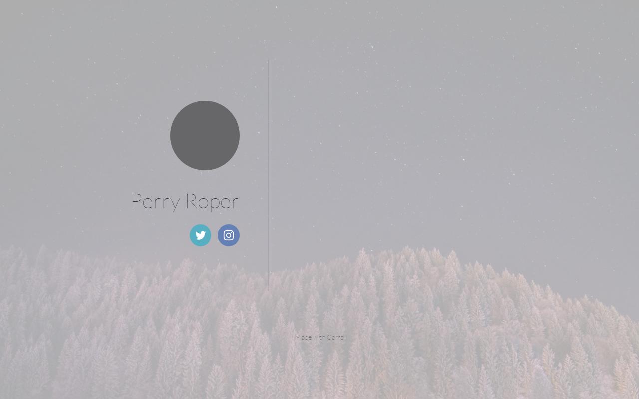 Carrd profile picture for @perry